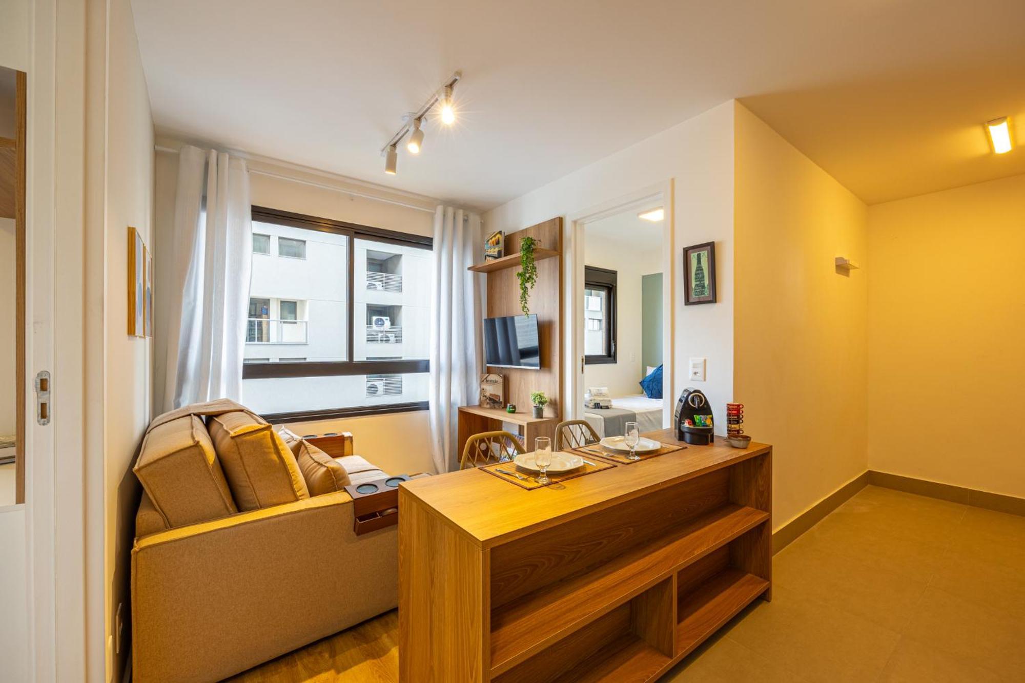 Apartamento Easy Star - Belo De 2 Quartos Em Moema - Gw03i