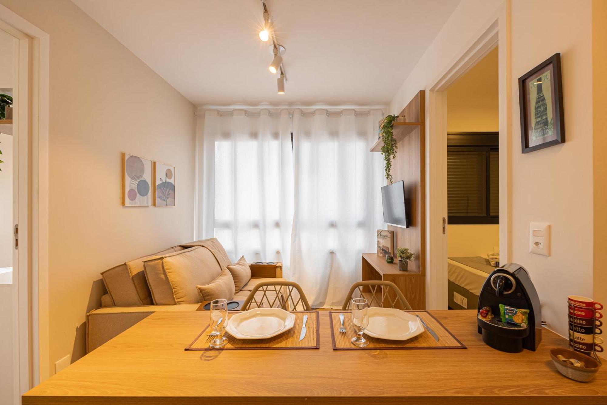 Apartamento Easy Star - Belo De 2 Quartos Em Moema - Gw03i