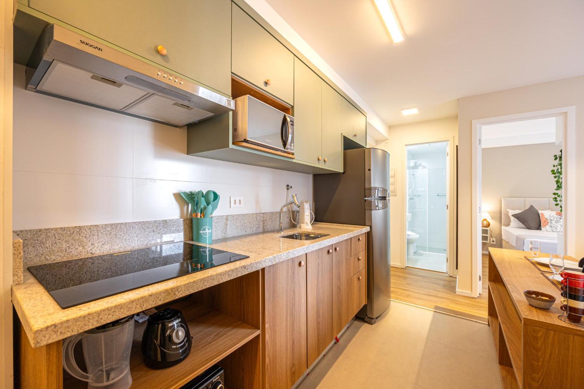 Apartamento Easy Star - Belo De 2 Quartos Em Moema - Gw03i